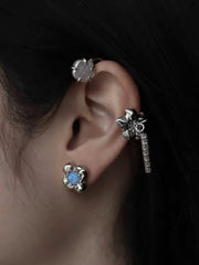 Floral ear cuffs
