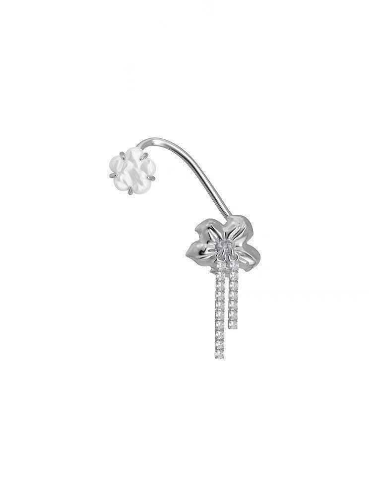 Floral ear cuffs