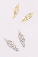 Foil Chili Pepper Earrings