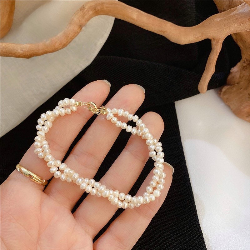 Layered Baroque Pearl Bracelet