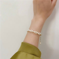 Layered Baroque Pearl Bracelet