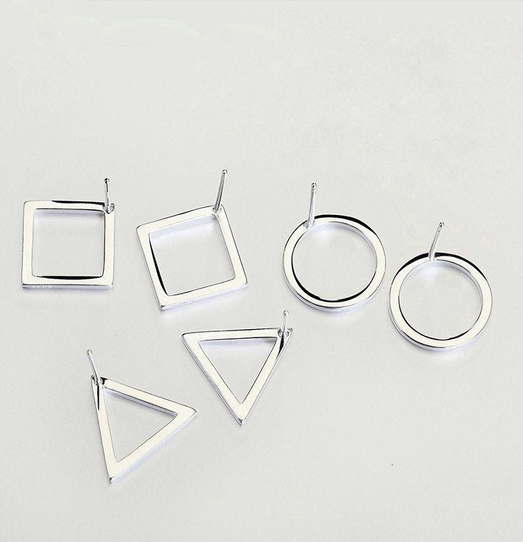 Geometric Minimalistic Earrings