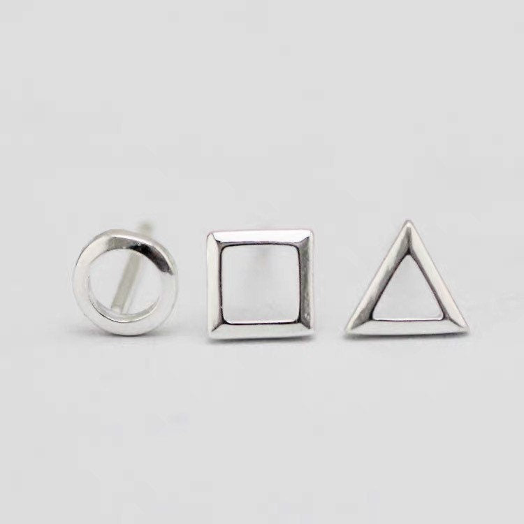 Geometric Minimalistic Earrings