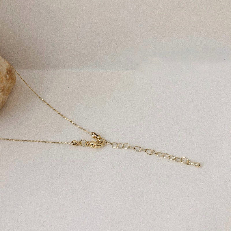 Gold Freshwater Pearl Necklace