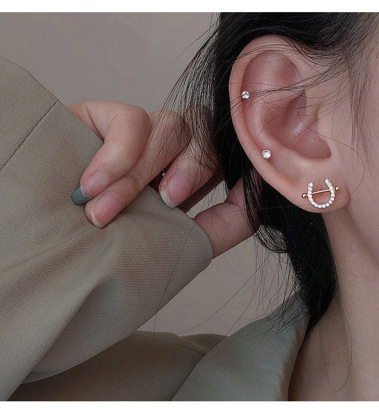 Lucky Horseshoe Earrings