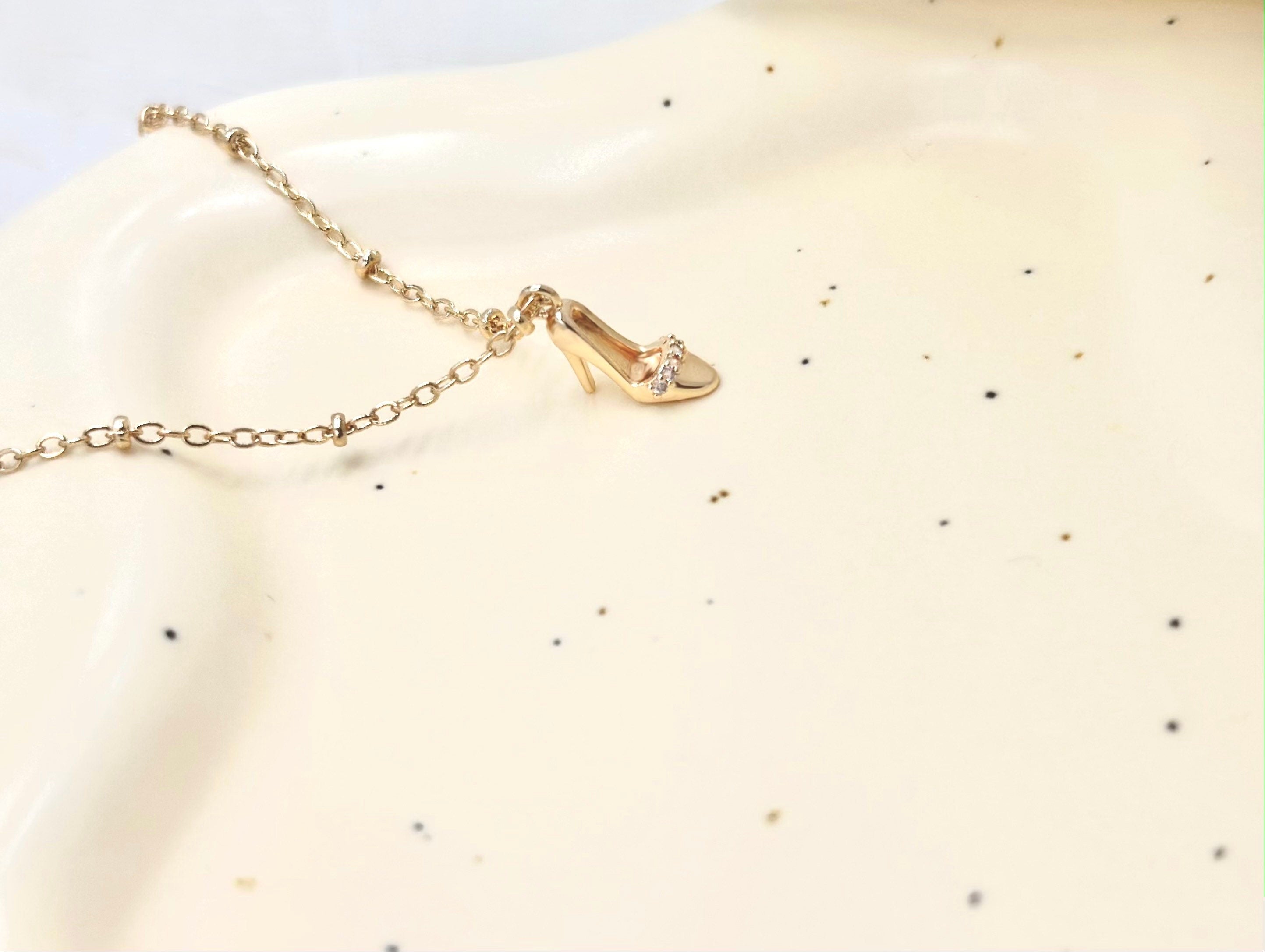 High Heel Shoe Necklace