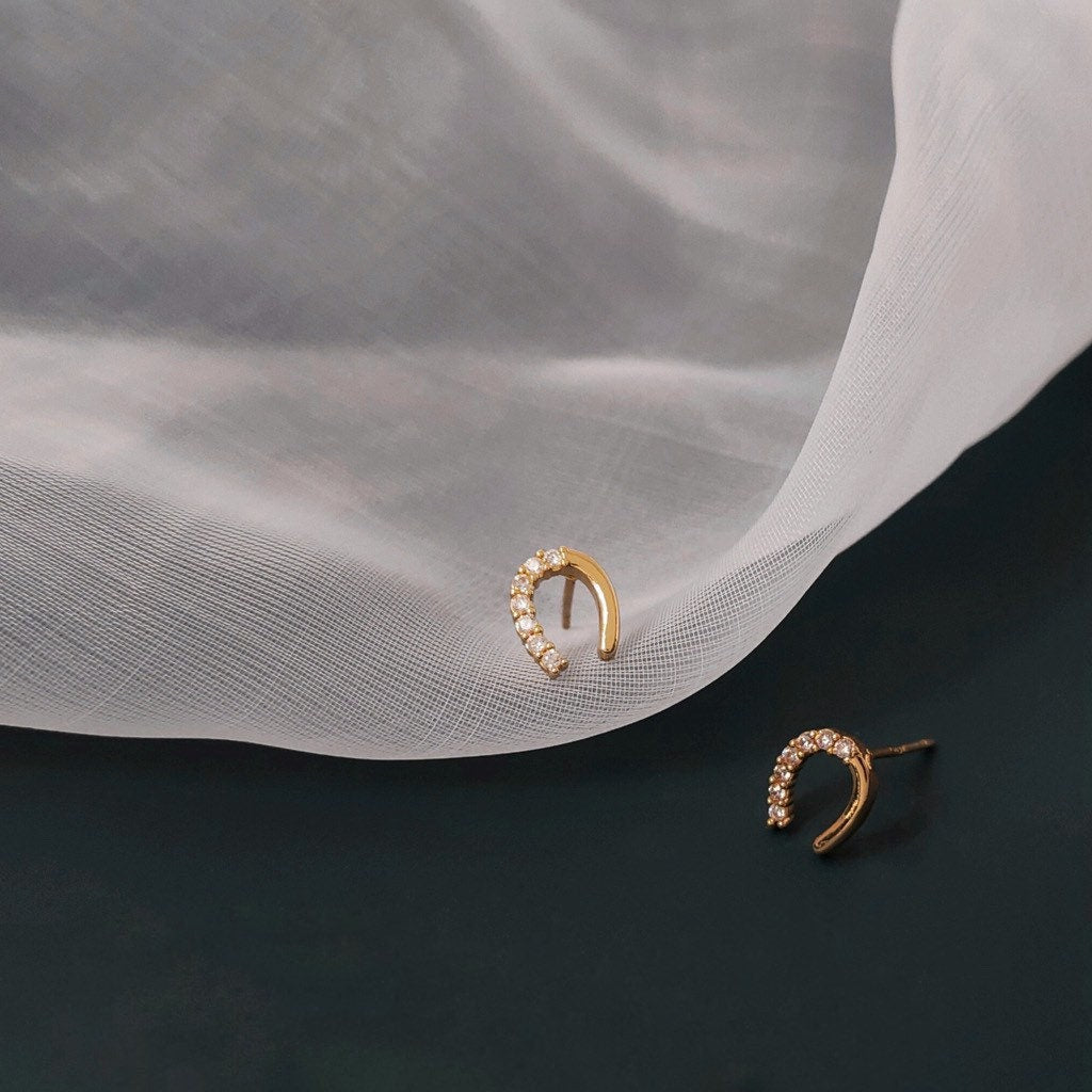 Lucky Horseshoe Studs