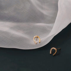 Lucky Horseshoe Studs