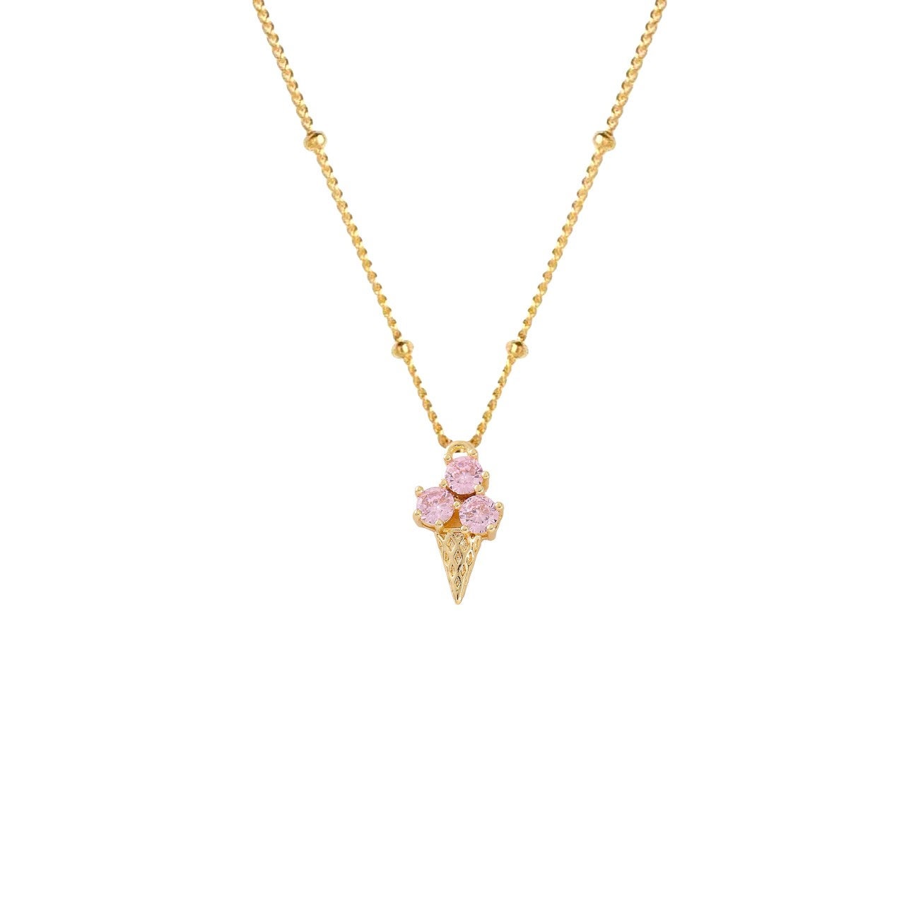 Ice Cream Cone Necklace