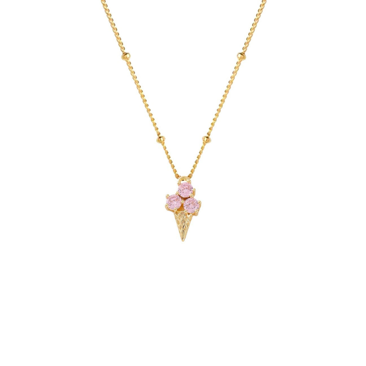 Ice Cream Cone Necklace