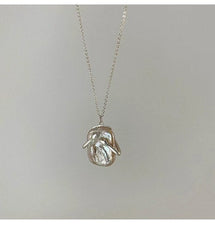 Large Pearl Embrace Necklace