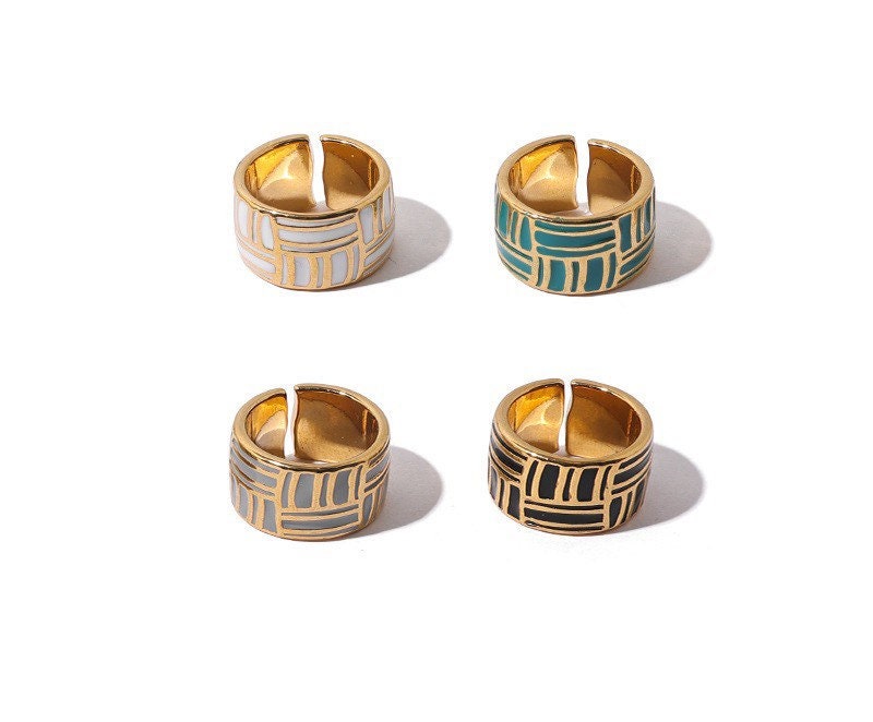 Geometric Enamel Ring