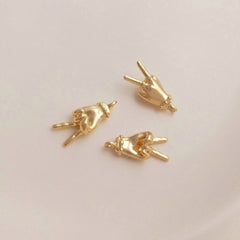 Victory Peace Gesture Necklace