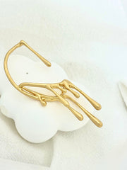 Dripping Metal Ear Cuff