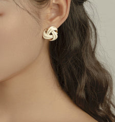 Infinity Triangle Earrings