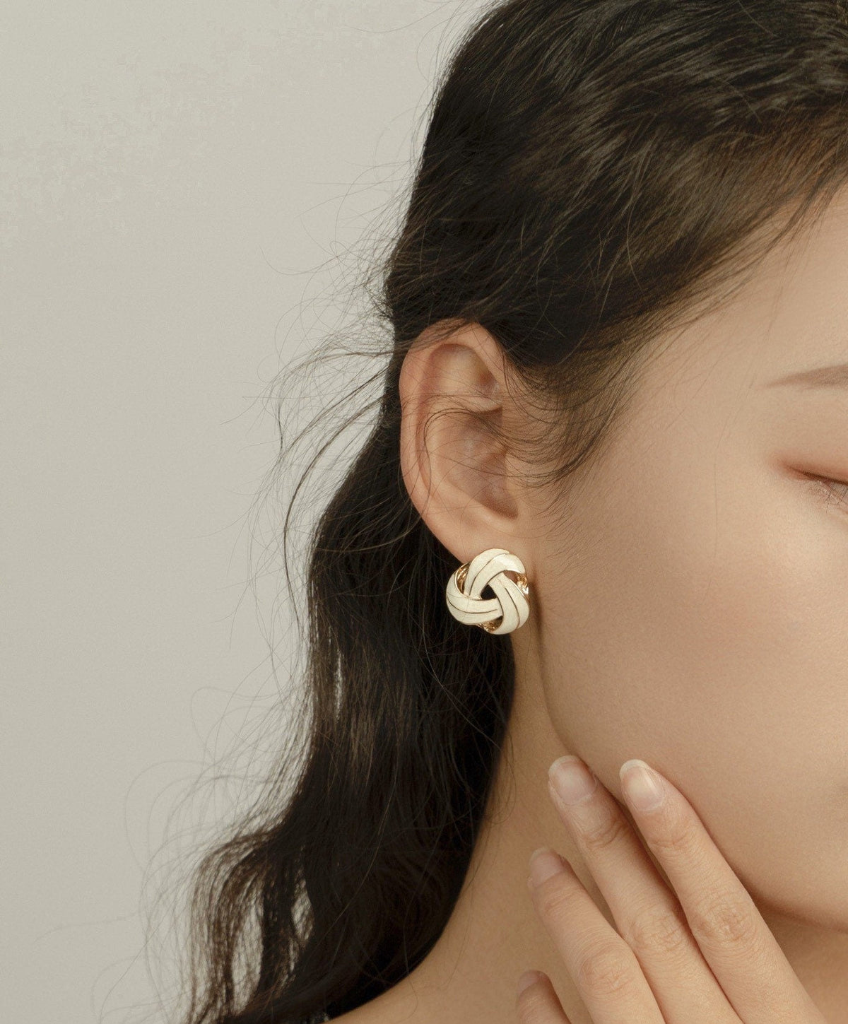 Infinity Triangle Earrings