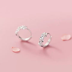 Sakura Floral Hoops