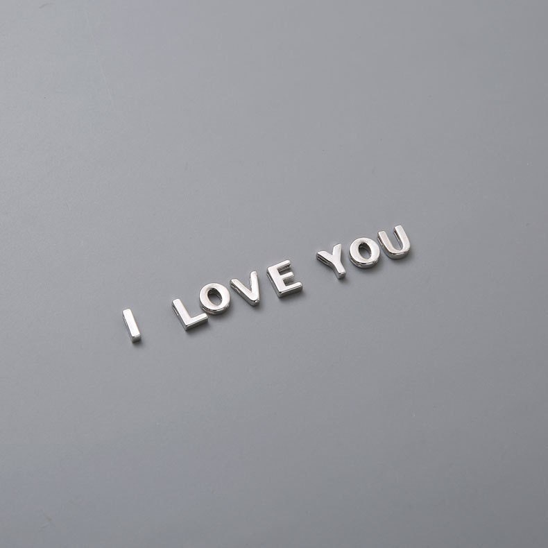 Silver Initial Letter Pendent