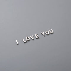 Silver Initial Letter Pendent