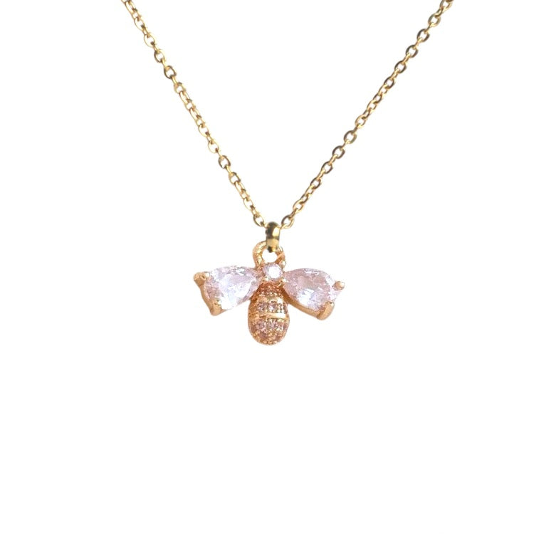 Sparkling Bumblebee Necklace