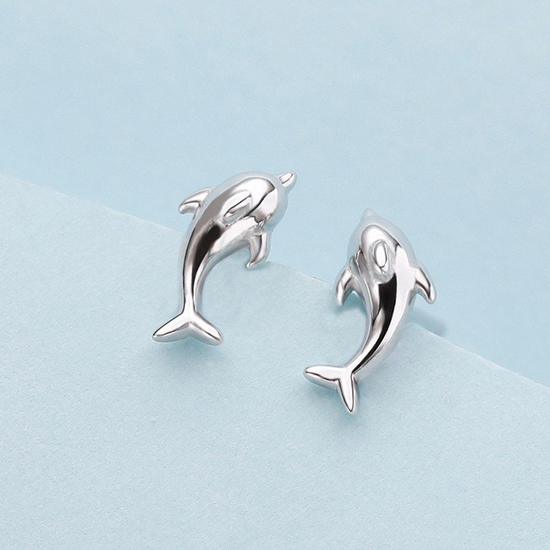 Dolphin Stud Earrings