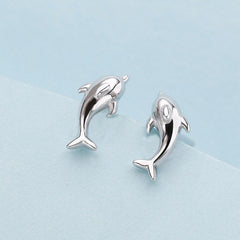 Dolphin Stud Earrings