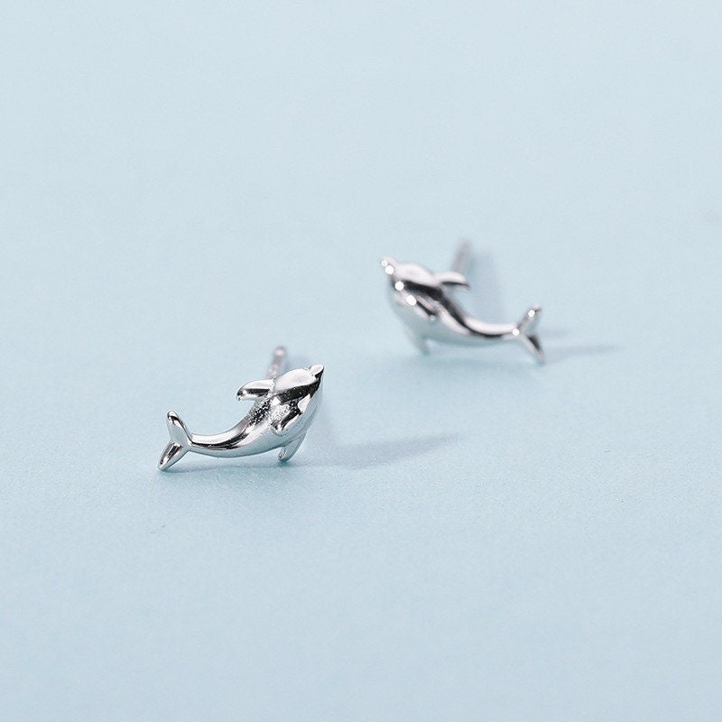 Dolphin Stud Earrings