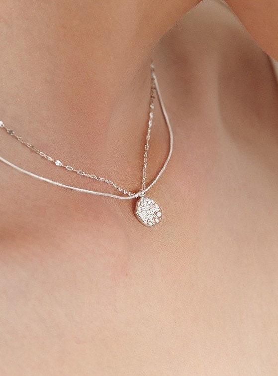 Layered starburst Necklace