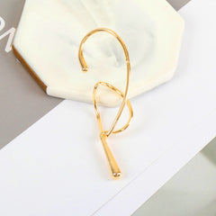 Minimalist Sculptural Gold Cuff