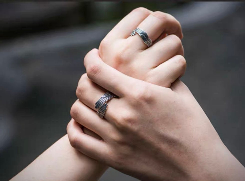 Guardian Angel wing ring