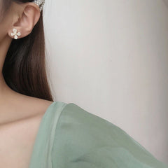 White Dogwood Delicate Earrings