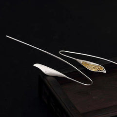 Silver Calla Lily Earrings, Orchid Earrings, Flower Earrings, Dangle Earrings, Sterling Silver, Gifts for her, Elegant