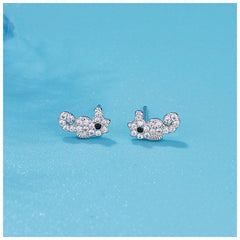 Tiny seahorse stud earrings , Sterling Silver, Cute, Ocean, Sea animals, Best gift