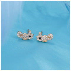 Tiny seahorse stud earrings , Sterling Silver, Cute, Ocean, Sea animals, Best gift