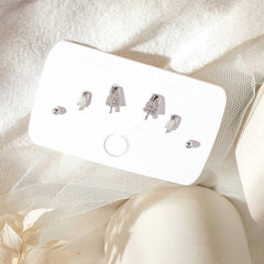 Set of 3 pairs| Tiny popsicle earrings| Studs| Sterling Silver| Ice cream earrings| Dainty earrings| Foodie jewelry