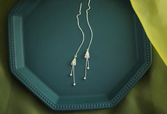 Silver bell dangle earrings | Wind Chime earrings | Tibetan silver bells| Elegant| Unique