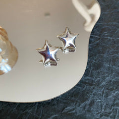Star balloon earrings | Balloons studs| Simple silver earrings l Cute