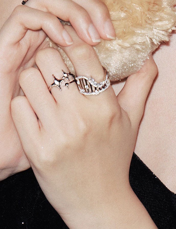 Roller coaster ring | Carnival ring| One of a kind | Statement ring| Adjustable