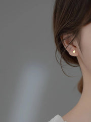 Tiny gingerbread man earrings| Sterling Silver| Christmas | Dainty| Delicate| Cute