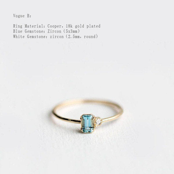 Skinny sapphire ring |Boho stacking ring | Minimalist | Tiny sapphire ring