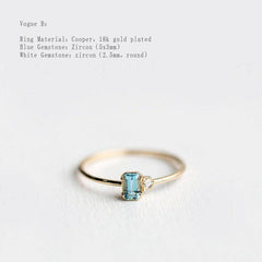 Skinny sapphire ring |Boho stacking ring | Minimalist | Tiny sapphire ring