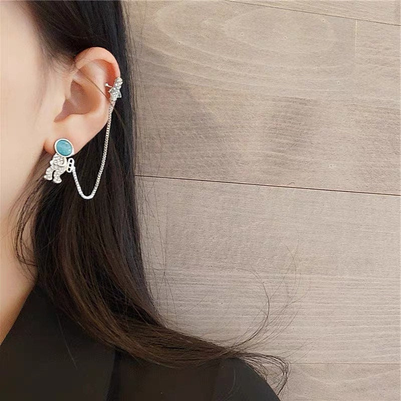 Rocket Earrings| Spaceship Studs| Astronaut | Galaxy | Space