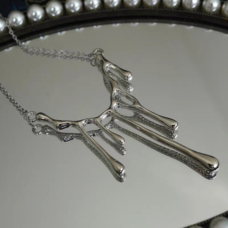 Molten Metal Necklace