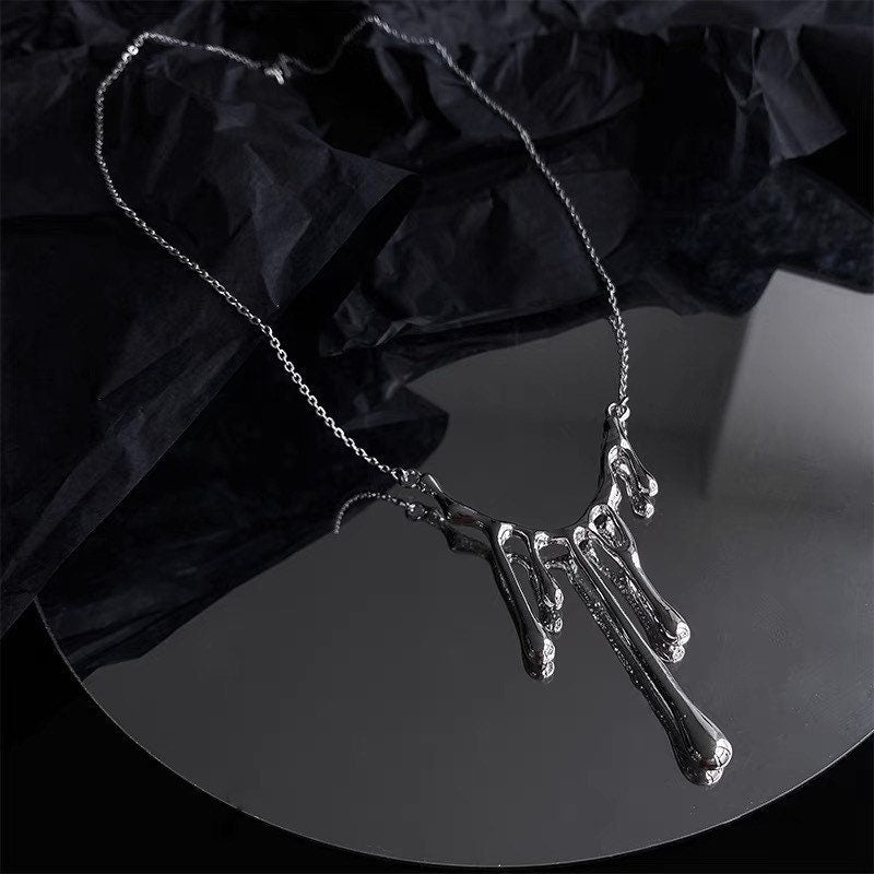 Molten Metal Necklace