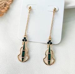Violin Dangle Earrings| Cello Earrings | Guitar | Gifts for musicians | Instrument earrings