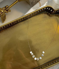 Minimalist Baroque Pearl Necklace ¨C A Touch of Understated Luxury