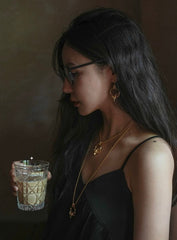 Luxurious Ram Design Real Gold Plated Anti-Tarnish Necklace